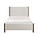 Julian Queen Platform Bed - Beige by Homelegance
