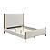 Julian Eastern King Platform Bed - Beige by Homelegance