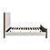 Julian Eastern King Platform Bed - Beige by Homelegance