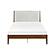 Jasper Full Platform Bed - Light Gray by Homelegance