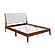 Jasper Full Platform Bed - Light Gray by Homelegance
