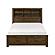 Sullivan Queen Platform Bed w/Footboard Storage - Brushed Oak by Homelegance