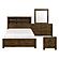 Sullivan 4pc Queen Bedroom Set  - Brushed Oak by Homelegance