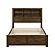 Sullivan Full Platform Bed w/Footboard Storage - Brushed Oak by Homelegance