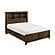 Sullivan California King Platform Bed w/Footboard Storage - Brushed Oak by Homelegance