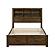 Sullivan 5pc Set California King Wall Platform Bed - Brushed Oak by Homelegance
