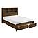 Sullivan 5pc Set California King Wall Platform Bed - Brushed Oak by Homelegance