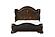 Royal Highlands 5pc Queen Bedroom Set  - Brown by Homelegance