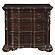 Royal Highlands Marble Top Nightstand - Brown by Homelegance