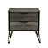 Urbanite Nightstand - Gray  by Homelegance