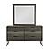 Urbanite Mirror - Gray  by Homelegance