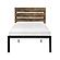 Marshall Twin Platform Bed - Brown & Black by Homelegance