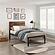 Marshall Twin Platform Bed - Brown & Black by Homelegance