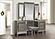 Tamsin Vanity Stool - Silver by Homelegance