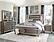 Tamsin Eastern King Platform Bed w/Footboard Storage, LED Lighting - Silver by Homelegance