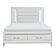 Tamsin Queen Platform Bed w/LED Lighting and Footboard Storage - White by Homelegance
