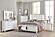 Tamsin Queen Platform Bed w/LED Lighting and Footboard Storage - White by Homelegance