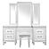 Tamsin Vanity Dresser w/Mirror - White by Homelegance