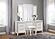 Tamsin Vanity Dresser w/Mirror - White by Homelegance