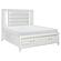 Tamsin California King Platform Bed w/LED Lighting and Footboard Storage - White by Homelegance