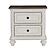 Baylesford Nightstand - Antique White & Brown Gray by Homelegance