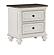 Baylesford Nightstand - Antique White & Brown Gray by Homelegance
