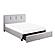 Aitana  Full Platform Bed w/Storage Drawer - Gray by Homelegance