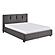 Aitana  Queen Platform Bed w/Storage Footboard - Graphite by Homelegance