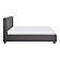 Aitana  Queen Platform Bed w/Storage Footboard - Graphite by Homelegance