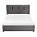 Aitana  Full Platform Bed w/Storage Footboard - Graphite by Homelegance