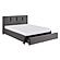 Aitana  Full Platform Bed w/Storage Footboard - Graphite by Homelegance