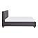 Aitana  California King Platform Bed w/Storage Footboard - Graphite by Homelegance