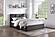 Aitana  Eastern King Platform Bed w/Storage Footboard - Graphite by Homelegance