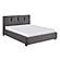 Aitana  Eastern King Platform Bed w/Storage Footboard - Graphite by Homelegance