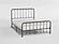 Larkspur Full Platform Bed - Dark Bronze by Homelegance