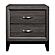 Davi Nightstand - Gray  by Homelegance