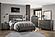 Davi Eastern King Bed - Gray  by Homelegance
