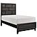 Davi Twin Bed - Gray  by Homelegance