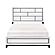 Davi Queen Bed - White by Homelegance