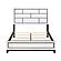 Davi Queen Bed - White by Homelegance