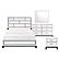 Davi 4pc Queen Bedroom Set  - White by Homelegance