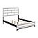 Davi Full Bed - White by Homelegance