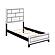 Davi Twin Bed - White by Homelegance