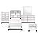 Davi 5pc Twin Bedroom Set  - White by Homelegance