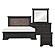 Bolingbrook 4pc Queen Bedroom Set  - Brown by Homelegance