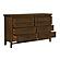 Frazier Park Dresser - Brown Cherry by Homelegance