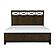 Griggs Eastern King Bed - Dark Brown by Homelegance