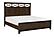 Griggs Eastern King Bed - Dark Brown by Homelegance