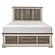 Arcadia Queen Bed - White & Weathered Gray by Homelegance