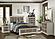 Arcadia Queen Bed - White & Weathered Gray by Homelegance